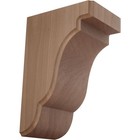Ekena Millwork BKTW04X05X08BECH Bedford Wood Brackets, 3 1/2"W x 5"D x 7 1/2"...