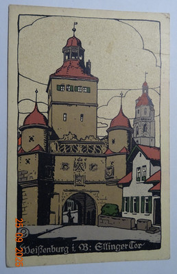 Weißenburg 1921 Bayern Ellinger Tor U172