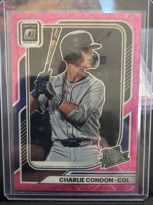2026 PANINI DONRUSS CHARLIE CONDON #196 OPTIC PINK VELOCITY /79