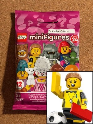 LEGO Minifiguren Serie 24 | Fußballschiedsrichterin | VERSIEGELT | 71037 col24-1