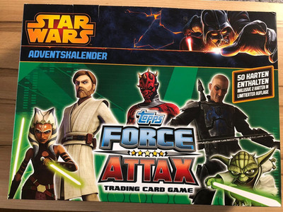 Topps Star Wars Force Attax Serie 5 Adventskalender LEER