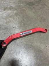 USED MEGAN RACING REAR LOWER TIE BAR BRACE FOR 09-UP NISSAN 370Z Z34 RED