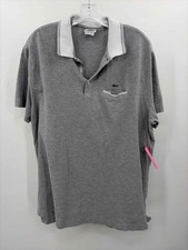 Pre-Owned Lacoste Grey Size 3XL Men's Polo Shirt