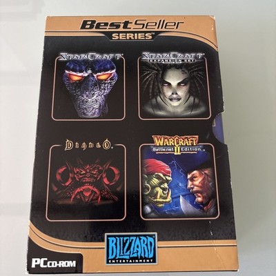 PC Spiele Sammlung StarCraft + Expansion Set+ Diablo + WarCraft 2
