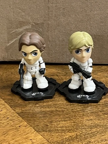 Star Wars Funko Mystery Mini Stormtrooper Luke Skywalker And Han Solo