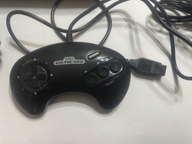 SEGA GENESIS Console 1601 Video Game System 1 Controller 2 games  TESTED WORKING