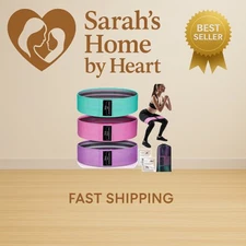 Resistance Bands, Yoga Starter Sets for Women and Men, 3 Set of Stretch Exerc...