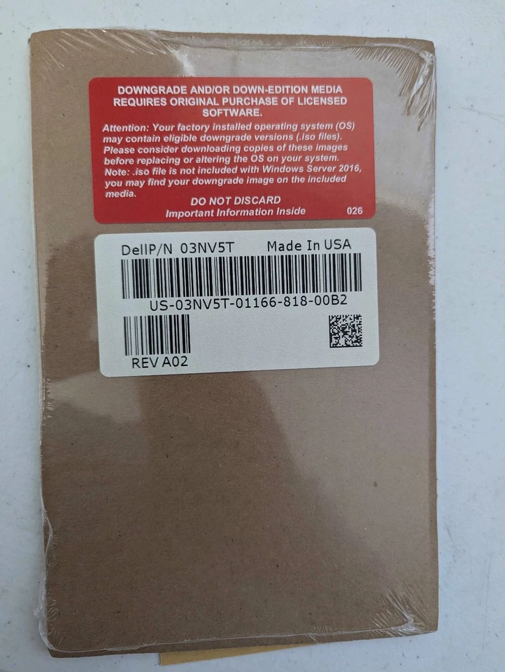Microsoft Windows Server 2012 R2 Standard 64-Bit for Dell, 1-4 CPU w/Key - Image 2 of 2