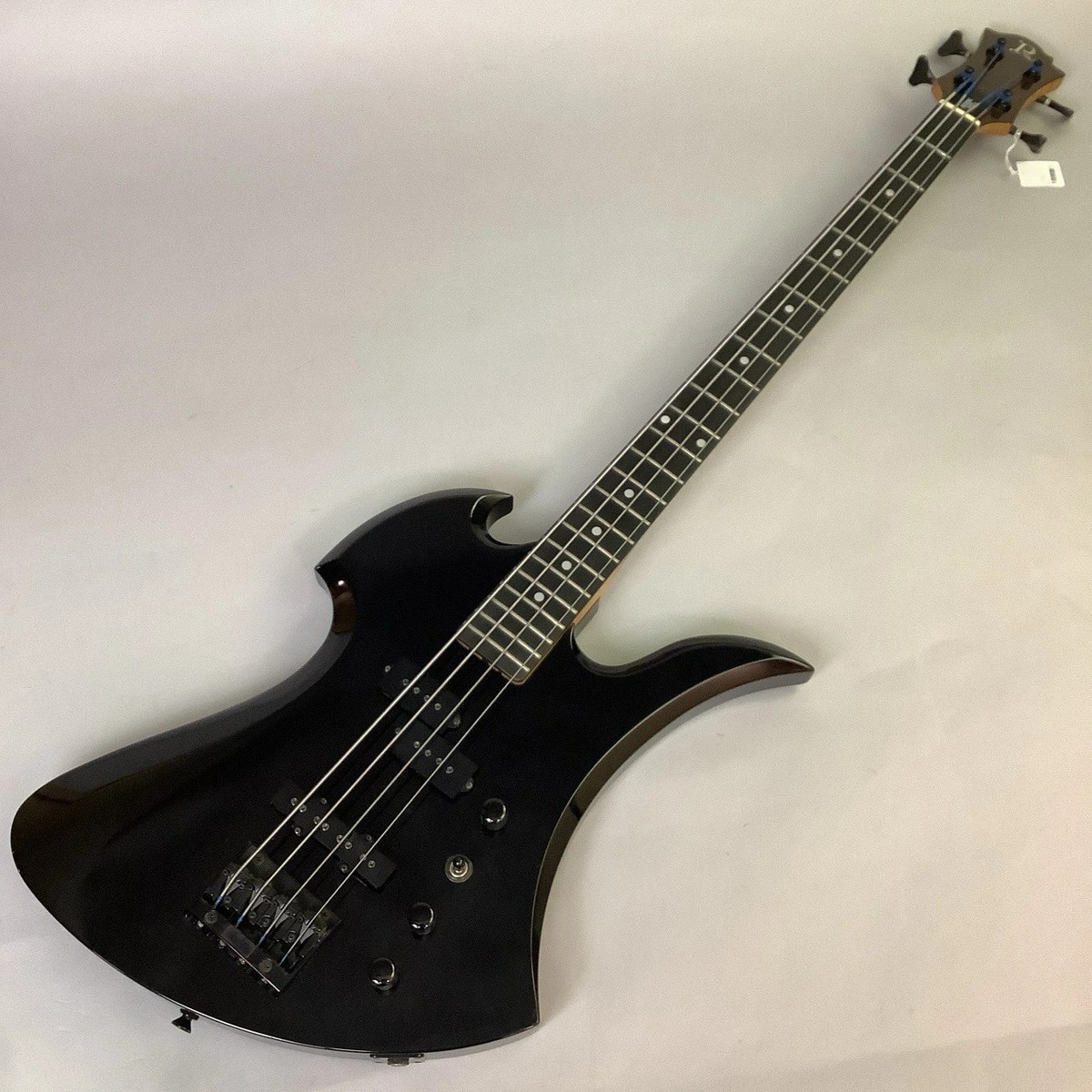 Electric Bass Guitar B.C.Rich MOCKINGBIRD MB-857 Black Maple