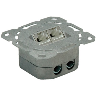 25.99.8491 VALUE Dose Anschlussdose unterputz RJ-45 X 2 ~D~