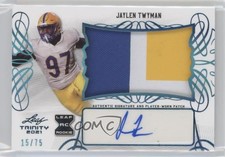 2021 Leaf Trinity Platinum Spectrum 15/75 Jaylen Twyman #PA-JT1 Patch Auto g5j