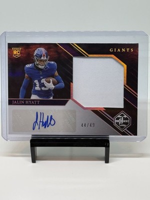 2023 Panini Limited RPA Rookie Patch Auto RC Jumbo Jalin Hyatt /49 #157