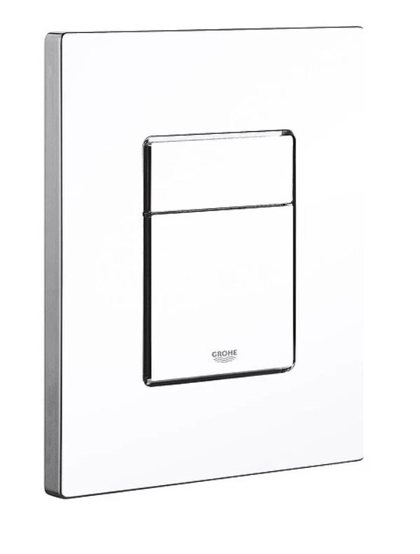 Grohe Abdeckplatte Skate Cosmopolitan alpinweiß, für 2-Mengen- und Start & Stopp