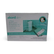 Janibell Brand Akord Diaper Disposal Liners for 280 Slim Model Scented 2-Pack