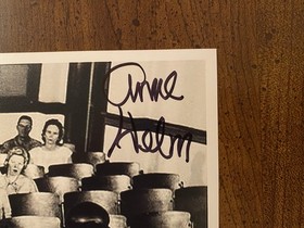 Anne Helm Signed Autographed Follow That Dream Cast Photo With Elvis Beckett BAS
