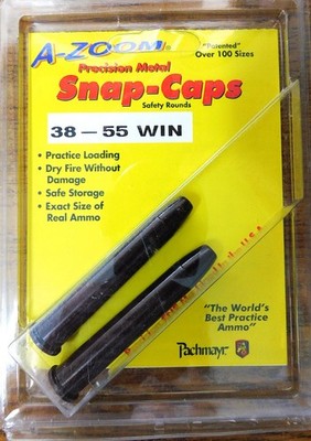 NIP  - A-ZOOM - PACHMAYR 38-55 WINCHESTER SNAP CAPS - PACK of 2 - #12261
