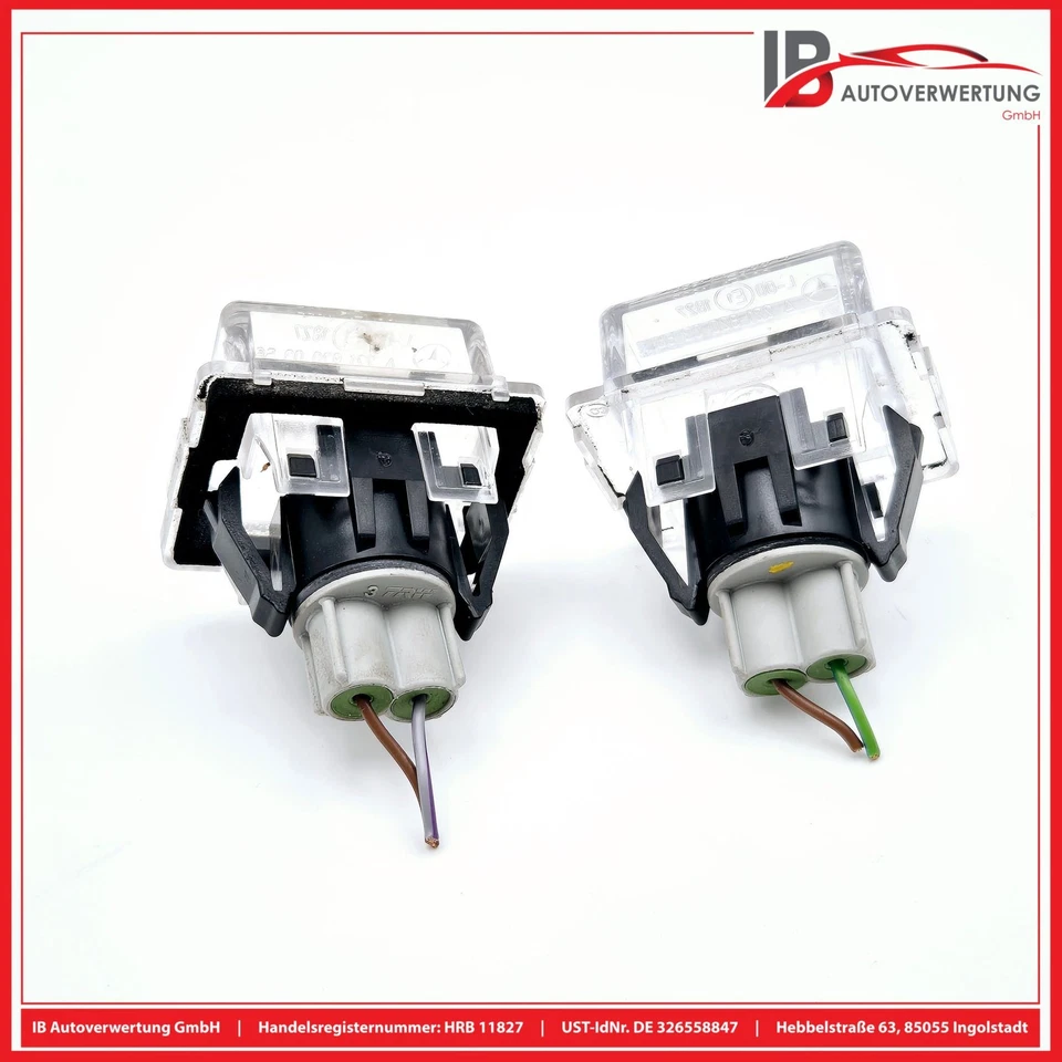 Mercedes-Benz S500 W221 Hella Rear License Plate Light X2 A2218200356 - Image 3 of 4