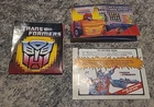 Hasbro Vintage G1 Transformers Action Figure inserts - catalog mail-in -preowned