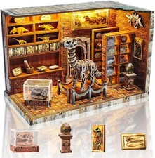 DIY Miniature Dollhouse Kit, Tiny House Kits with Furnitures, Mini House Making 