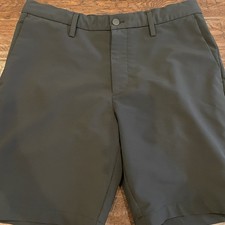 Kenneth Cole Tech Shorts Men's 34  Lightweight Stretch Wicking Black 