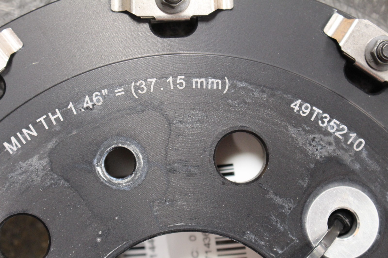Ferrari 296 GTB, Front CCM Brake Rotor, Carbon Ceramic, Used, P/N 771436