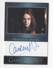 Carice van Houten as Melisandre GAME OF THRONES Season 3 Autograph Card Auto