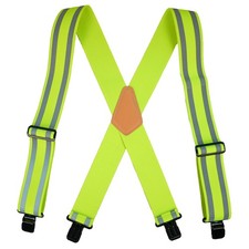 Safety Reflective Suspender Safety  High Visibility Men Work Suspender
