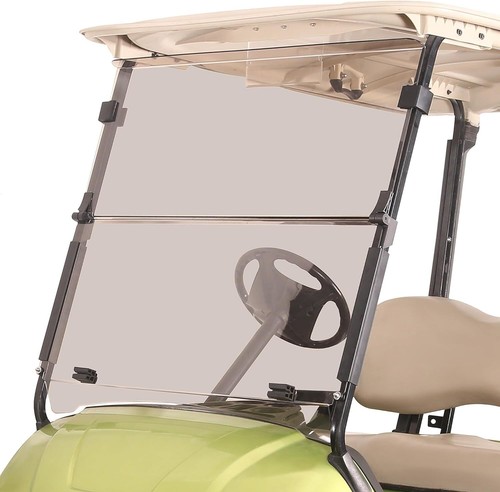 Tinted Windshield for Yamaha G29/Drive Golf Cart 07-16, Folding Down Windscreen