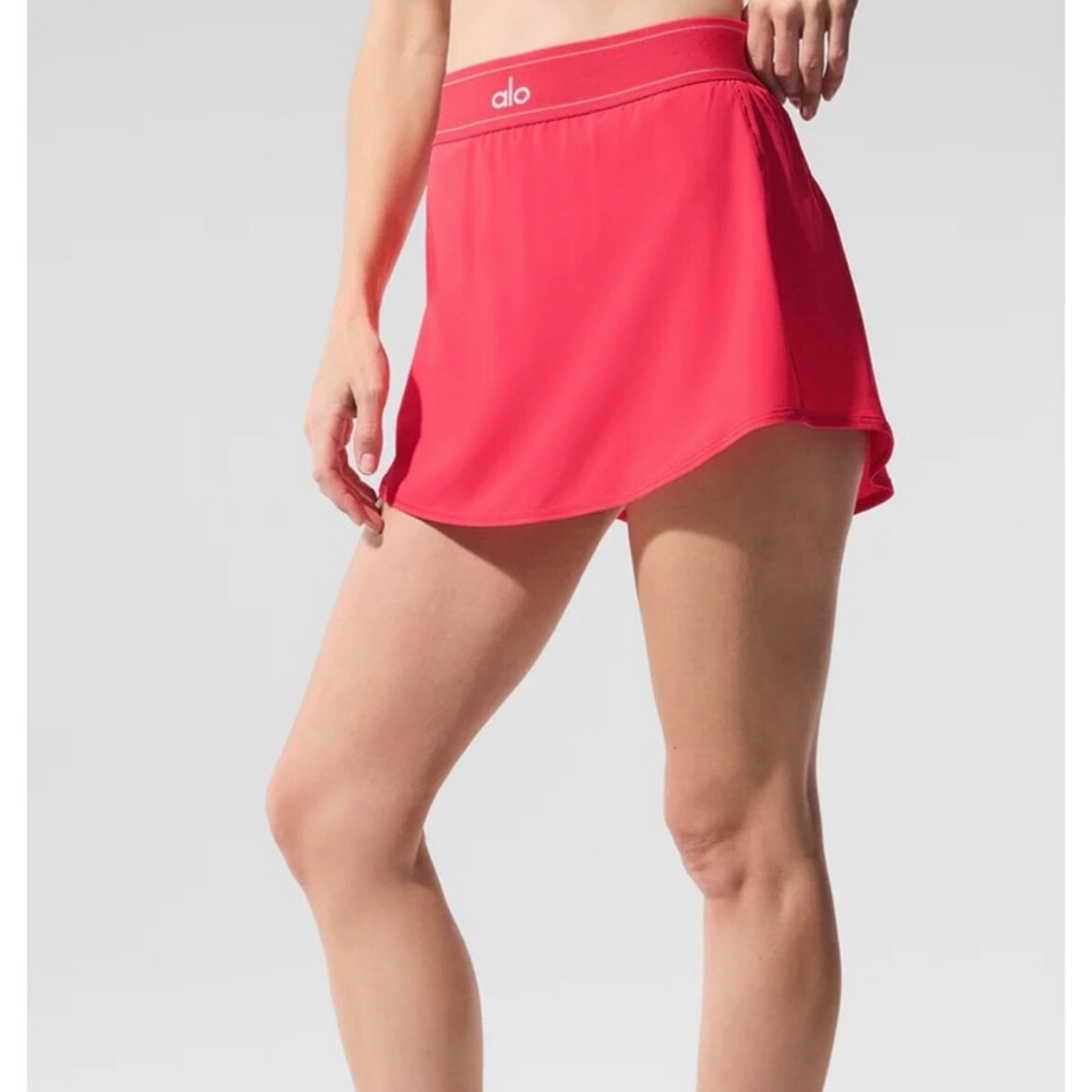 Alo Match Point Tennis Skirt NWT Candy Red | eBay