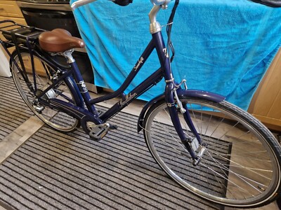 Basket Blue Pendleton Bike Somerby Hybrid Bike Mint Victoria