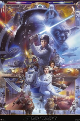 Star Wars Episode IV & V & VI- Movie Poster (20Th AnnIVerary
