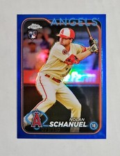 Nolan Schanuel 2024 Topps Chrome RC #274 Rookie BLUE REFRACTOR 023/150 z29