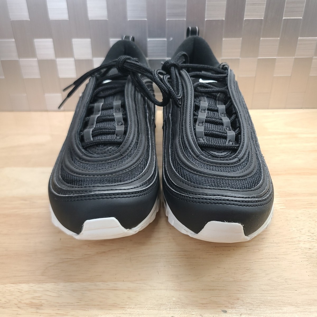 Nike Air Max 97 Mens 5 Black White Running‎ Shoes Sneakers 921826-001 New Nike Air Max 97 Black White Men main image 2