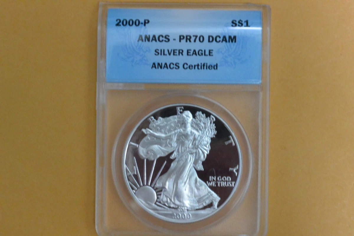 American Eagle PR 70 Graded 2000 Silver Bullion Coins for sale | eBay