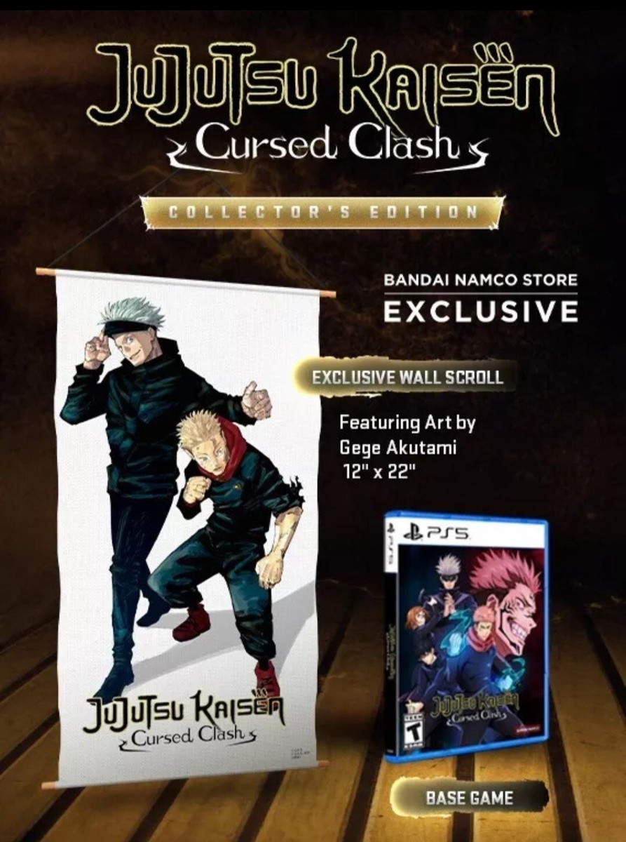 Jujutsu Kaisen Cursed Clash Collector's Edition Bundle. PS5 New