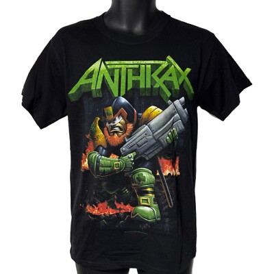 Anthrax Irish Judge Dredd Soldier Graphic Tee T Shirt Small 2012