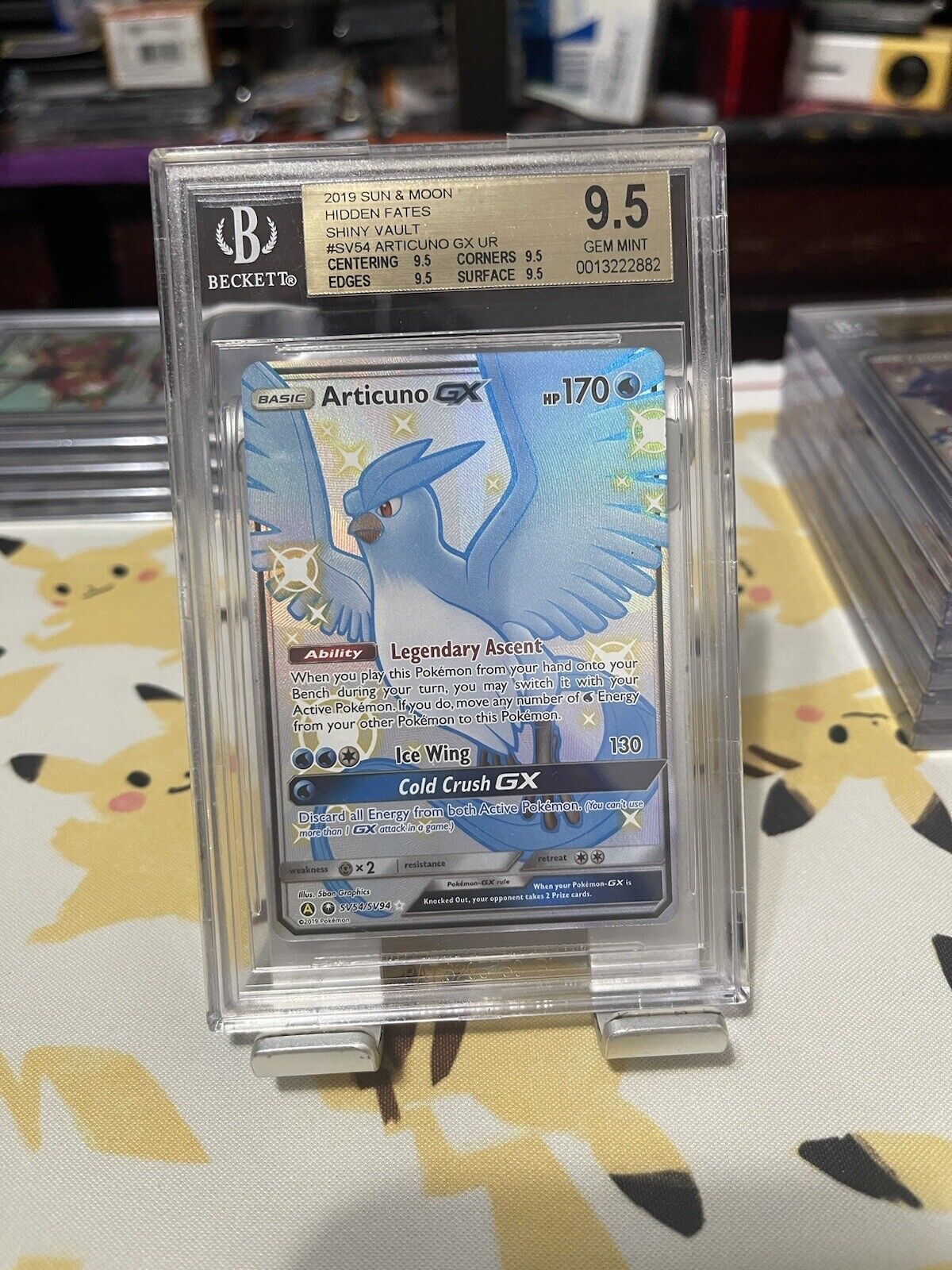 Pokemon Trading Card Game Hidden Fates Single Card Ultra Rare Articuno GX  SV54 CGC - Gem Mint 9.5 3918075054 - ToyWiz