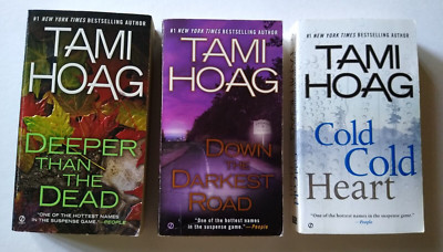 Tami Hoag Lot 3 PB Murder Thriller Cold Cold Heart Down the Darkest Road Deeper