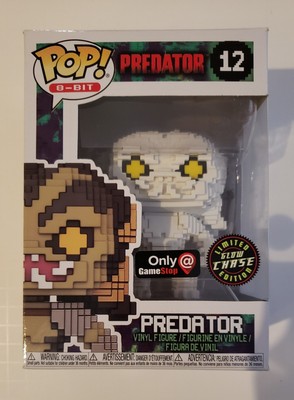 Funko Pop 8-Bit Predator  Glow Chase GameStop Exclusive #12
