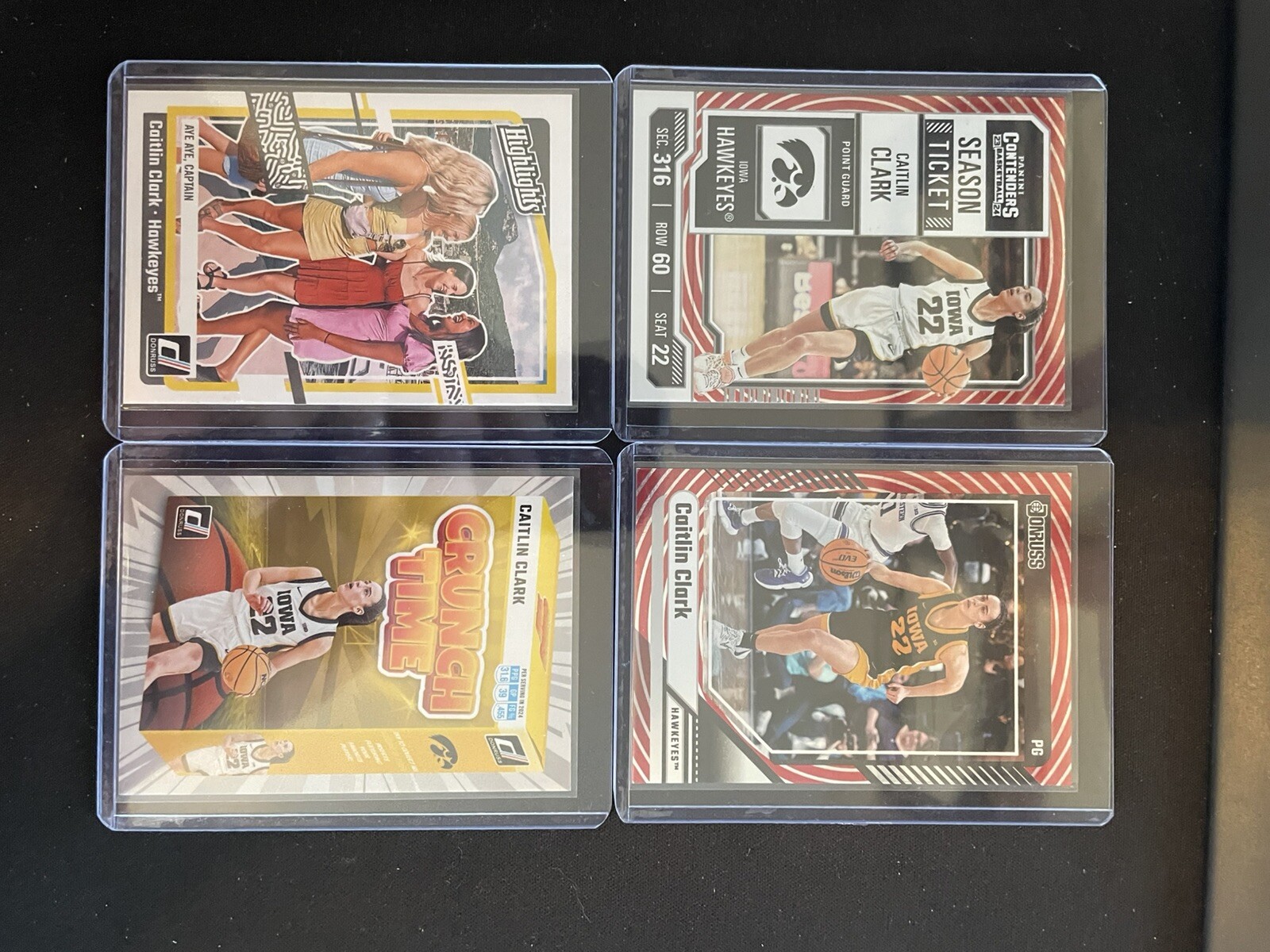 Caitlin Clark 2024 Donruss Clark Collection RC ROOKIE 14 Card Lot