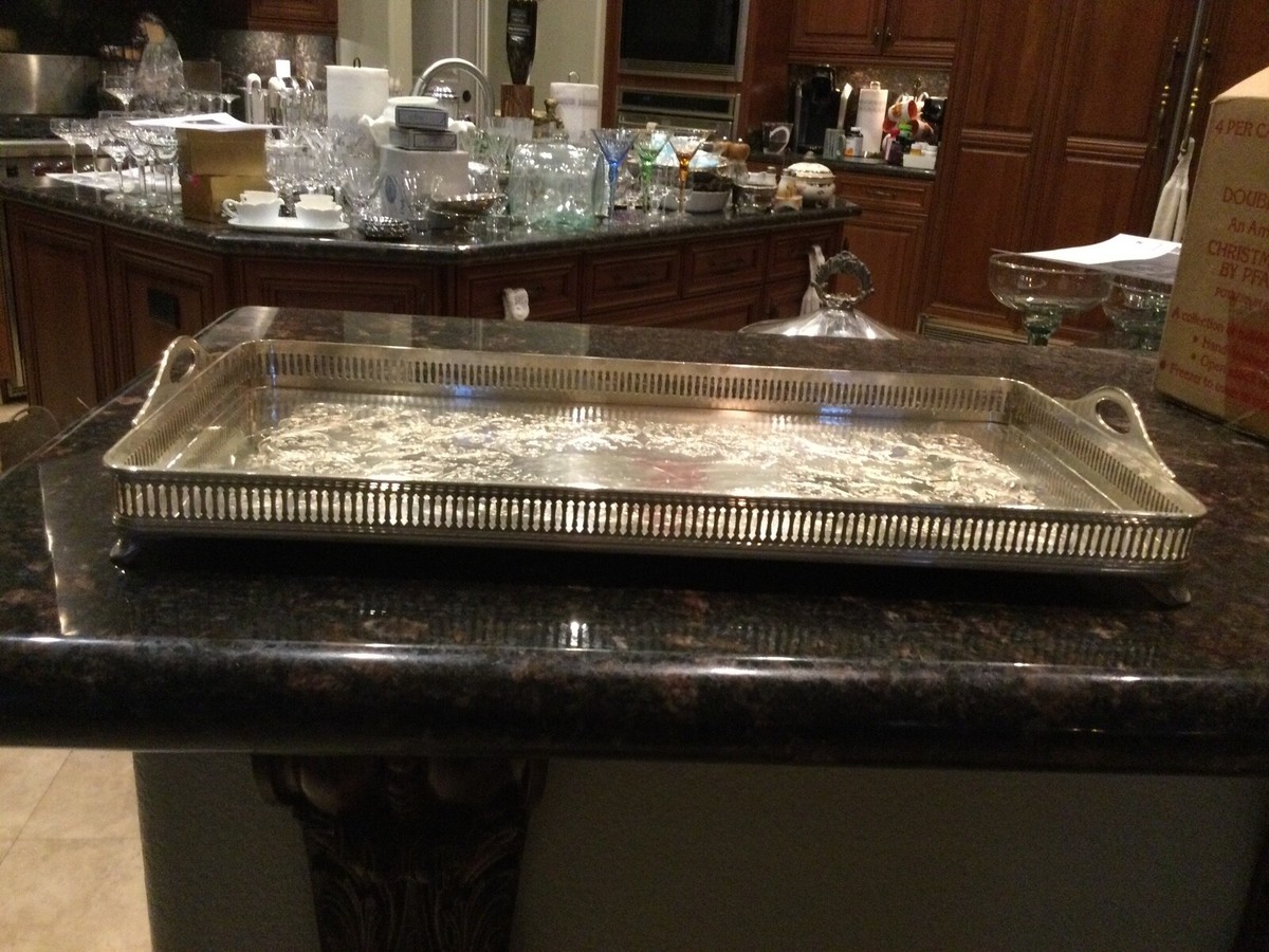 Antique Wilcox SP Co. Silverplate Tray by International Silver