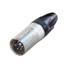 Neutrik NC4MXX 4-Pin XLR Male Cable Connector, Nickel with Silver Contacts