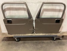 Jeep Tj Wrangler Oem Full Doors Set Driver Passenger Khaki Pjc 1997-2006 169302