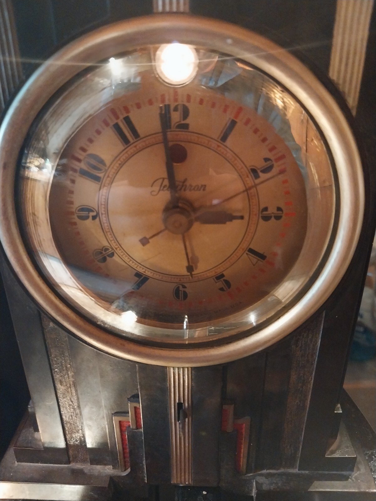 Vintage Telechron Electrolarm Skyscraper Bakelite Clock Art Deco eBay