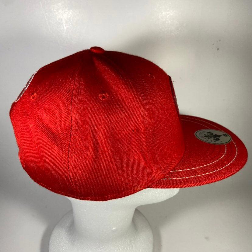 Affliction "Live Fast" Red Adjustable Snapback Cap Hat View 4