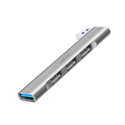 USB-A HUB 3.0/2.0 4 Port 90 Grad Winkel Tablet Handy Adapter Verteiler Laptop PC