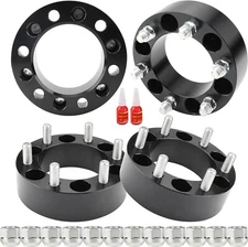 Richeer 6x5.5 Wheel Spacer 2 Inch 14x1.5 Studs for Silverado Avalanche Tahoe