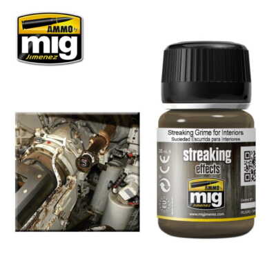 AMMO by MIG Jimenez 1200 ENAMEL STREAKING GRIME FOR INTERIORS 35ml