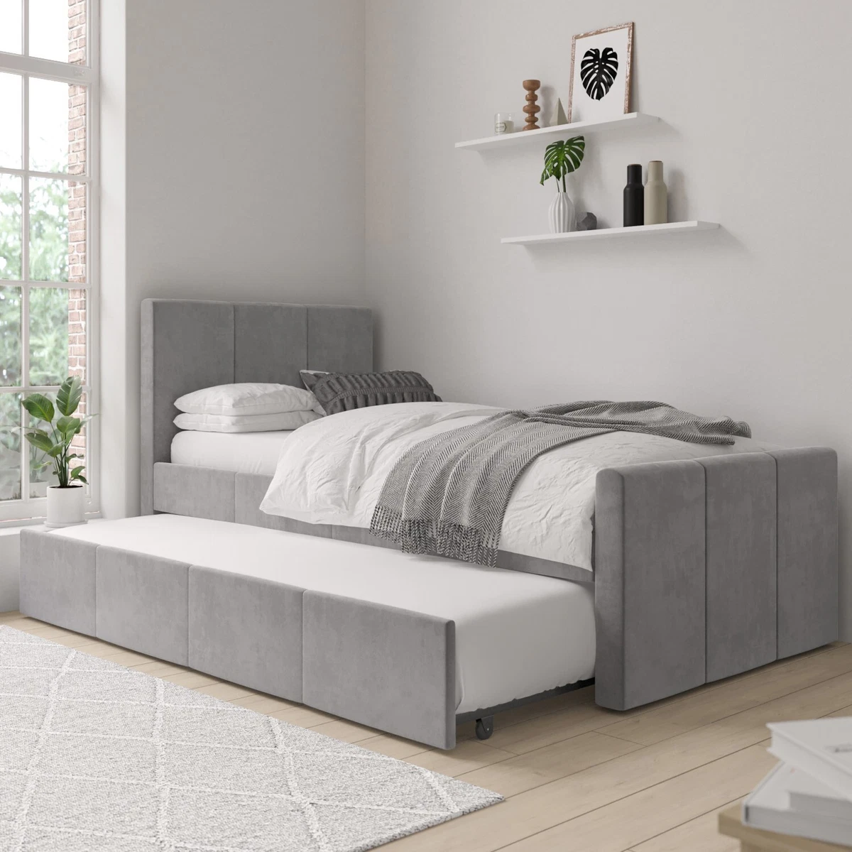 King size bed sale with twin trundle