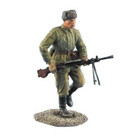 1/35 Resin Model Kit Soviet Soldier Machine Gunner Ww2 Unpainted